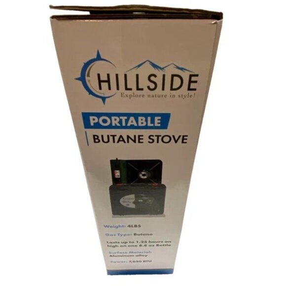 Portable Butane Camp Stove Outdoor Cooking Camping 7,650 BTU Hillside New In Box - Picture 4 of 7